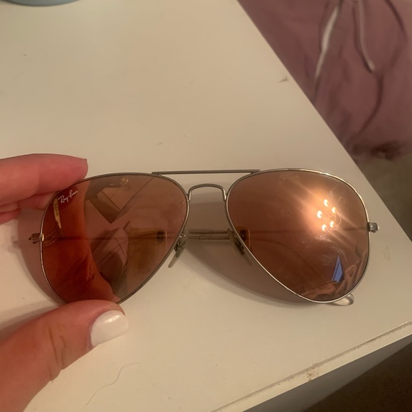 Ray-Ban Accessories - Pink gradient aviator Ray Ban Sunglasses